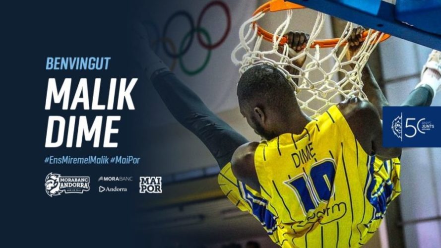 Liga – Le pivot sénégalais Malik Dime signe pour deux ans à Andorre - wiwsport Liga – Le pivot sénégalais Malik Dime signe pour deux ans à Andorre - wiwsport