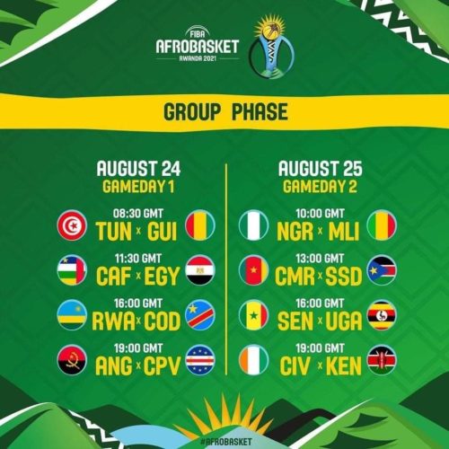 Afrobasket 2021 - Programme du jour : Le champion d'Afrique ouvre le bal - wiwsport Afrobasket 2021 - Programme du jour : Le champion d'Afrique ouvre le bal - wiwsport