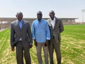 (Tout en images) Piste d'athlétisme dans l'annexe du stade Abdoulaye Wade : Une délégation de la FSA en visite sur le chantier - wiwsport