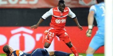 But de Saliou Ciss ( Strasbourg 2- Valenciennes 4)