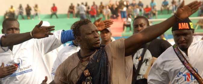 Face-à-face à Thiès, dimanche dernier : Ama Balde mystiquement impressionnant ! - wiwsport AmaBalde08 une
