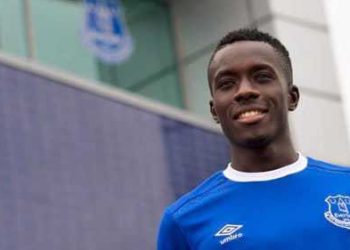 But de Idrissa Gana Gueye: Everton 2-0 Sunderland (J26)
