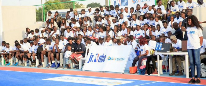 La Junior NBA Sénégal lancée avec l'inauguration d'un petit joyau à Liberté 6 - wiwsport jrNBA une
