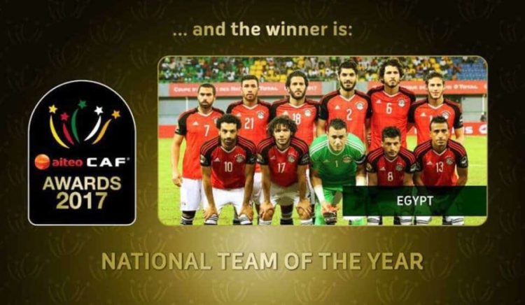 Aiteo CAF awards 2017 : L’Egypte est l'Equipe Nationale de l’Année - wiwsport