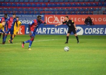 But de Ibrahima Touré (Gazélec Ajaccio 3-4 Valenciennes) - wiwsport