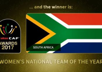 CAF Awards 2017: L&rsquo;équipe d&rsquo;Afrique du sud reçoit le titre d&rsquo;équipe africaine féminine de l&rsquo;année