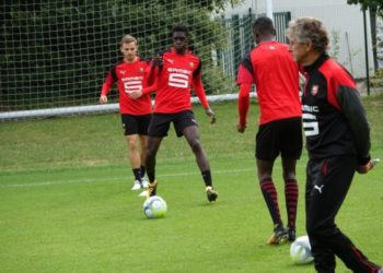 Ismaïla Sarr (Rennes) reprend l&rsquo;entraînement