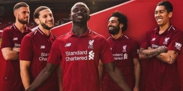 Liverpool : Sadio Mané présente le nouveau maillot domicile 2018-19 - wiwsport