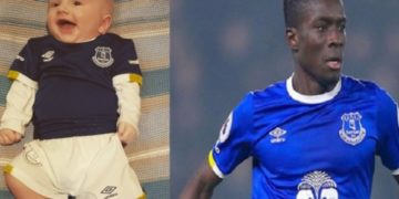Premier League: Alex Taska ,un fan d’Everton baptise son fils « GANA » en hommage à Idrissa Gana Guèye - wiwsport