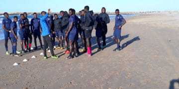 Coupe CAF: Privé de terrain d'entrainement au Maroc, Génération Foot se prépare à la plage - wiwsport