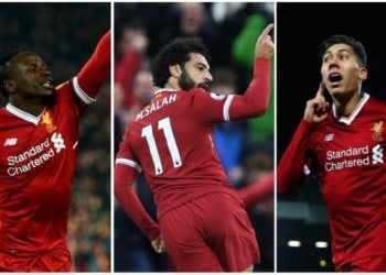 Meilleurs attaquants d’Europe : Le trio Mané-Firmino-Salah devance celui Messi-Dembélé-Suarez - wiwsport