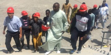 Le ministre des Sports et les promoteurs de lutte en visite à l’arène nationale de Pikine ! - wiwsport