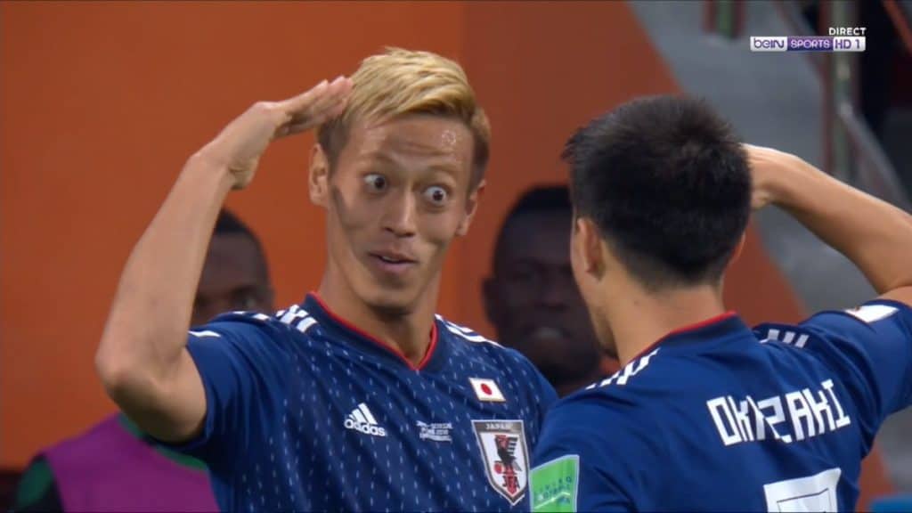 Keisuke Honda égalise pour le Japon 2-2 - wiwsport