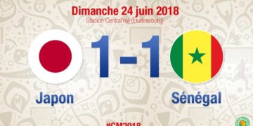 le japon égalise à la 33eme mn grâce à Takashi Inui - wiwsport