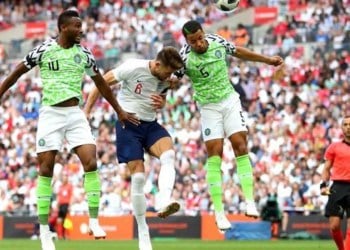 Amical :Le Nigéria s'incline devant l'Angleterre 2-1 - wiwsport