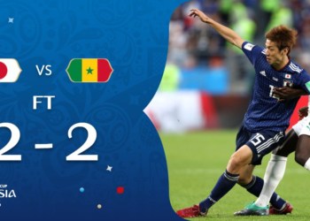 C&rsquo;est terminé, le Sénégal et le Japon font match nul 2-2