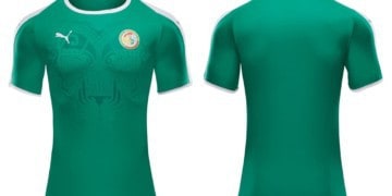 Mondial Russie 2018 : Le plus beau maillot pour le Sénégal selon Eurosports - wiwsport