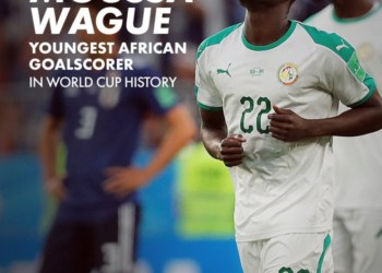 Moussa Wagué devient le plus jeune buteur africain en Coupe du monde