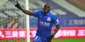 But de Demba Ba (Shanghai Shenhua 1-1 Jiangsu Sainty) - wiwsport
