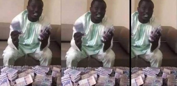 Balla Gaye exhibe des liasses de billets - wiwsport Balla Gaye exhibe des liasses de billets - wiwsport