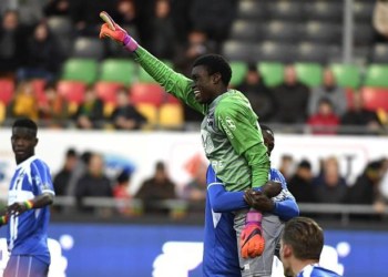 D1 Belgique : Babacar Niasse, gardien KAS Eupeun  : « J&rsquo;attends mon heure avec l&rsquo;équipe nationale du Sénégal »