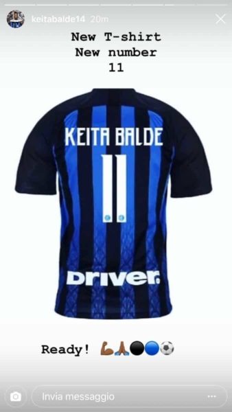 Inter Milan : Diao Baldé hérite du numéro 11 - wiwsport Inter Milan : Diao Baldé hérite du numéro 11 - wiwsport