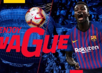 Officiel: Moussa Wagué signe au FC Barcelone