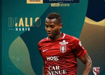 Ligue 2: Habib Diallo élu meilleur joueur du mois d’août