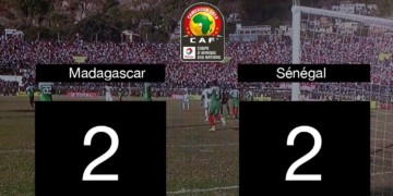 CAN 2019 : Le Sénégal tenu en échec par Madagascar (2-2) - wiwsport