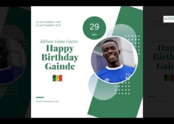 Zapping : Les lions souhaitent joyeux anniversaire a Idrissa Gana Gueye