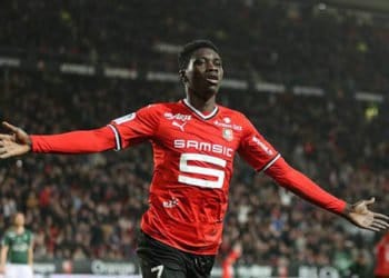 Rennes: Ismaila Sarr égalise avant la mi-temps
