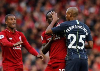 La grosse altercation entre Sadio Mané et Fernandinho !