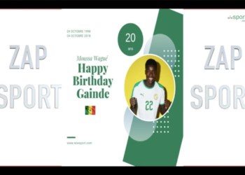 Zapping : Joyeux anniversaire Moussa wagué
