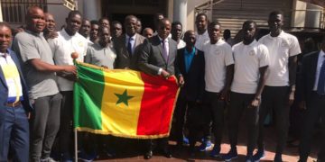 CAN Beach Soccer 2018 : Remise de drapeau aux Lions - wiwsport