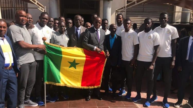 CAN Beach Soccer 2018 : Remise de drapeau aux Lions - wiwsport