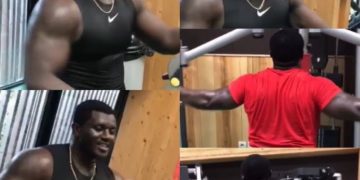 Encadré par 4 coachs : Balla Gaye 2 retrouve ses muscles saillants - wiwsport