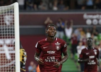 Metz: Opa Nguette et Habib Diallo figurent dans l&rsquo;équipe type de la 18ème journée de Ligue 2