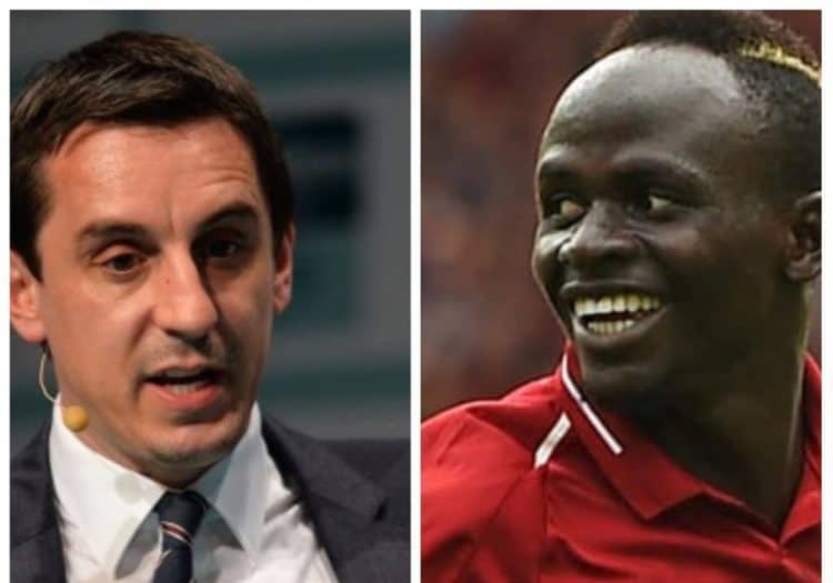 Liverpool : Sadio Mané félicité par Gary Neville - wiwsport