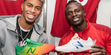 Liverpool - Sadio Mané pose avec la star du baseball Francisco Lindor - wiwsport