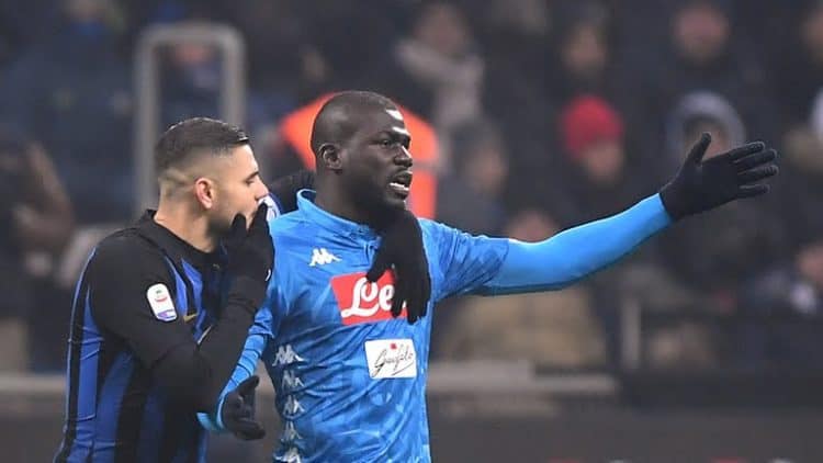 Inter - Naples : Koulibaly voit rouge à la 80' minute - wiwsport