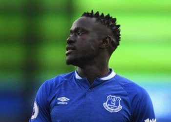 LIVERPOOL, ENGLAND - SEPTEMBER 16:  Everton player Oumar Niasse pictured during the Premier League match between Everton FC and West Ham United at Goodison Park on September 16, 2018 in Liverpool, United Kingdom.  (Photo by Stu Forster/Getty Images)