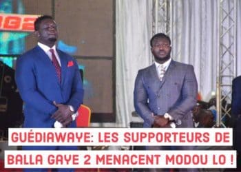 Regardez- Guédiawaye: Les supporteurs de Balla Gaye 2 menacent Modou Lo !