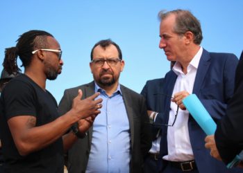 Découvrez en images, la visite de Sidney Govou et S.E.M Christophe Bigot au Dakar Sacré-Cœur ce jeudi