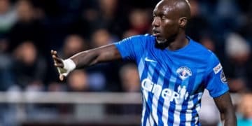 Mbaye Diagne of Kasimpasa AS during the Turkish Spor Toto Super Lig match between Kasimpasa AS and Antalyaspor AS at the Recep Tayyip Erdoganstadion on March 16, 2018 in Istanbul, Turkey(Photo by VI Images via Getty Images)