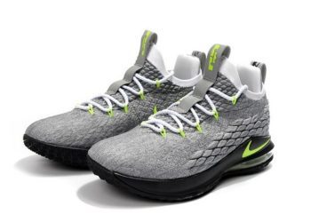 NIKE LEBRON 15 AIR MAX 95 COOL GREY VERT