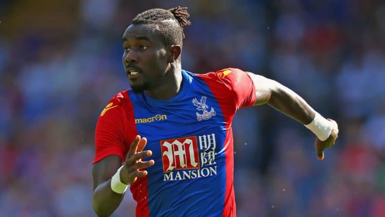 LONDON, ENGLAND - AUGUST 06:  Pape Souare of Crystal Palace in action during the Pre Season Friendly match between Crystal Palace and Valencia at Selhurst Park on August 6, 2016 in London, England.  (Photo by Christopher Lee/Getty Images)