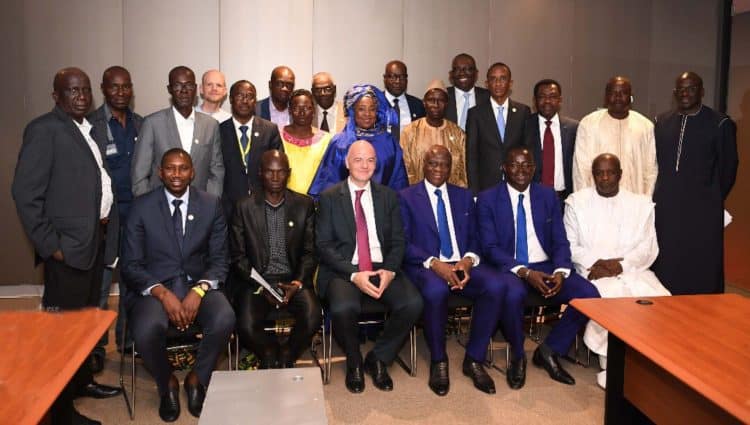 Tournée africaine de la FIFA: Gianni Infantino a rencontré la FSF - wiwsport