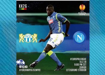 Europa League - Naples de Kalidou Koulibaly favori devant le FC Zurich ! - wiwsport