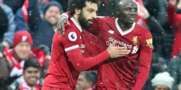 Sadio Mané et Mohamed Salah