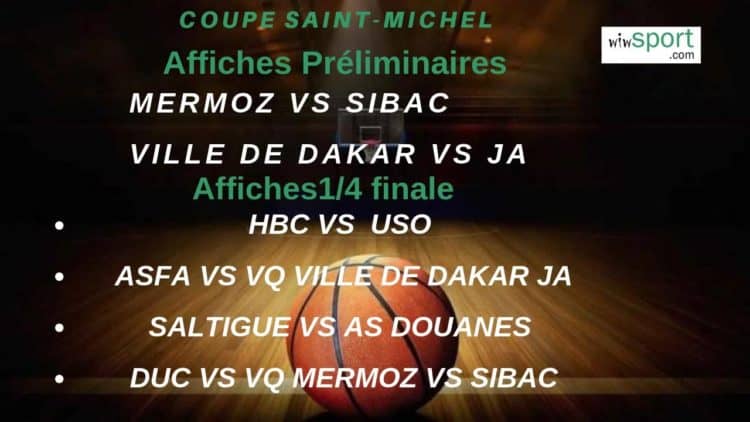 Coupe Saint Michel: Le tirage au sort est effectué - wiwsport new